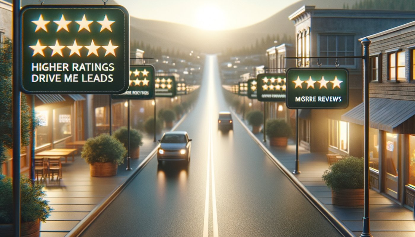 Photorealistic contextual image for: The Busy Small Business Owner's Guide to Stress-Free Online Reviews